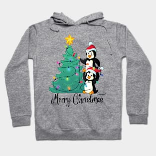 Merry Christmas Penguin Hoodie